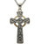 Sterling Silver Oxidized + 10k Circle Cross Pendant by KEITH JACK PCRX3641-3