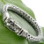 Sterling Silver Dragon Weave Eternity Bar Bracelet PBS7200 From The by KEITH JACK Dragon Weave Collection in  sizes 6.7” to 9.7”