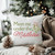 Mistletoe Christmas Throw Pillow, Romantic Holiday Home Decor