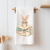 Rabbit and Books Kitchen Towel