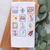 Coastal Kitchen Towel | Postal Stamp Decor | Nautical Home Decor