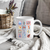 Coastal Postage Stamp Mug | Nautical Kitchen Decor