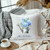 Personalized Hydrangea Pillow | Custom Housewarming & Bridal Shower Gift