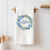 Personalized Blue Hydrangea Monogram Kitchen Towel
