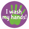 I wash my hands stickers