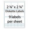 Diskette Labels 2-3/4" x 2-3/4"