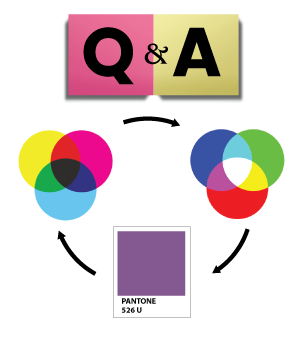 Q&A: RGB, CMYK. HEX and PANTONE