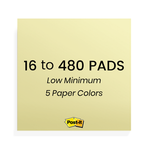 3M Post-it Notes Assorted Colors 3 X 3 Inch - 50 Sheets/Pad