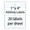 Address Labels 4" x 1" | 20-up