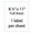 Full Sheet Labels 8-1/2" x 11" | 1-up