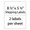 Shipping Labels 8-1/2" x 5-1/2" | 2-up