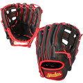 Shoeless Joe Double Play 11.5 Inch BK-RD1150HWR Baseball Glove - Black/Red