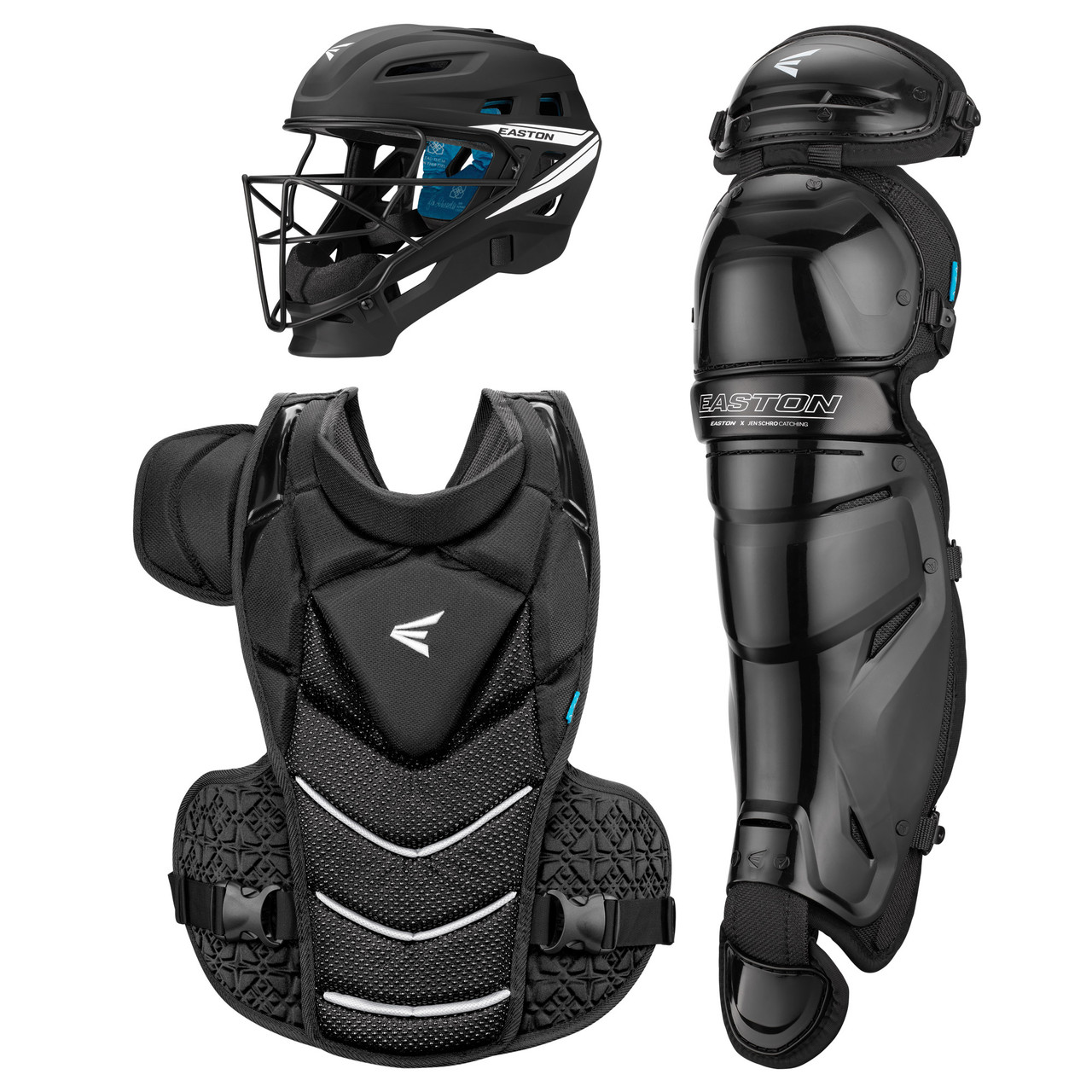 All Star AFX Fastpitch Catcher's Kit-Black-Medium