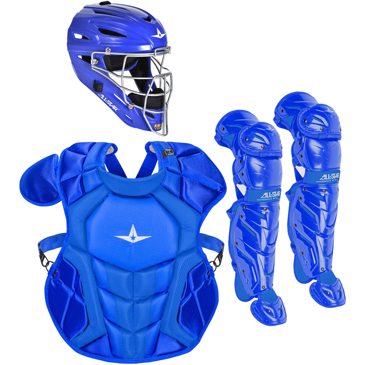 All-Star System7 Axis NOCSAE - Juego De Receptores De Béisbol De Dos Tonos Para Adultos Morado