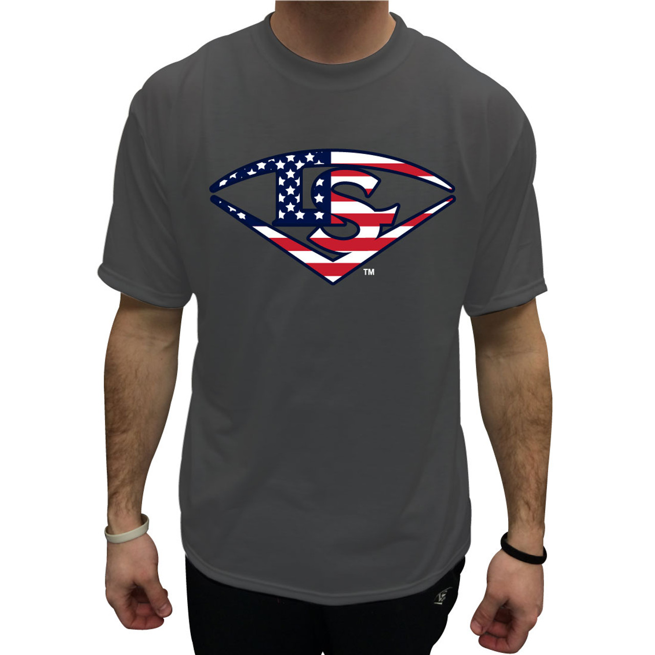 Louisville Slugger LS Logo USA Men's Baseball/Softball T-Shirt 