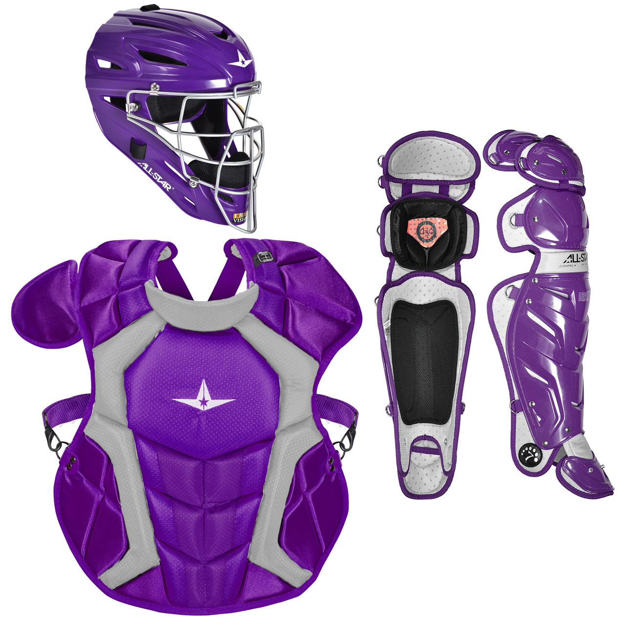 All Star Adult System Seven S7 Baseball Softball Catchers Helmet 