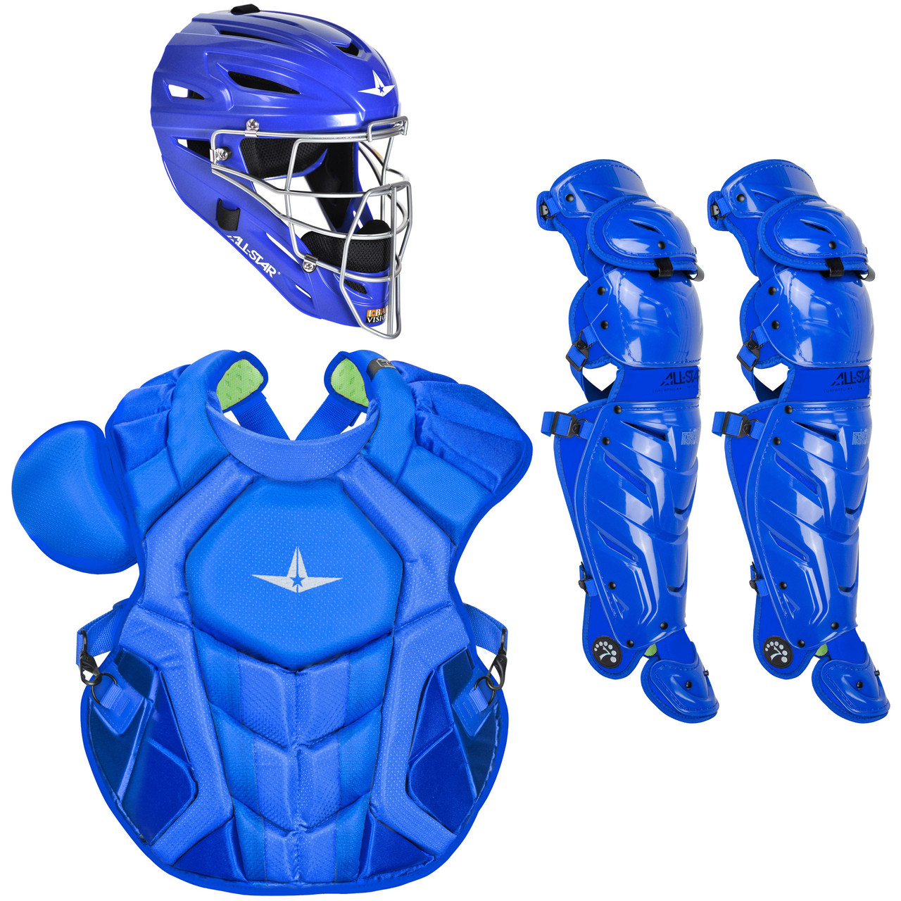 All-Star Fastpitch Series Youth Softball Catcher's Package - Royal