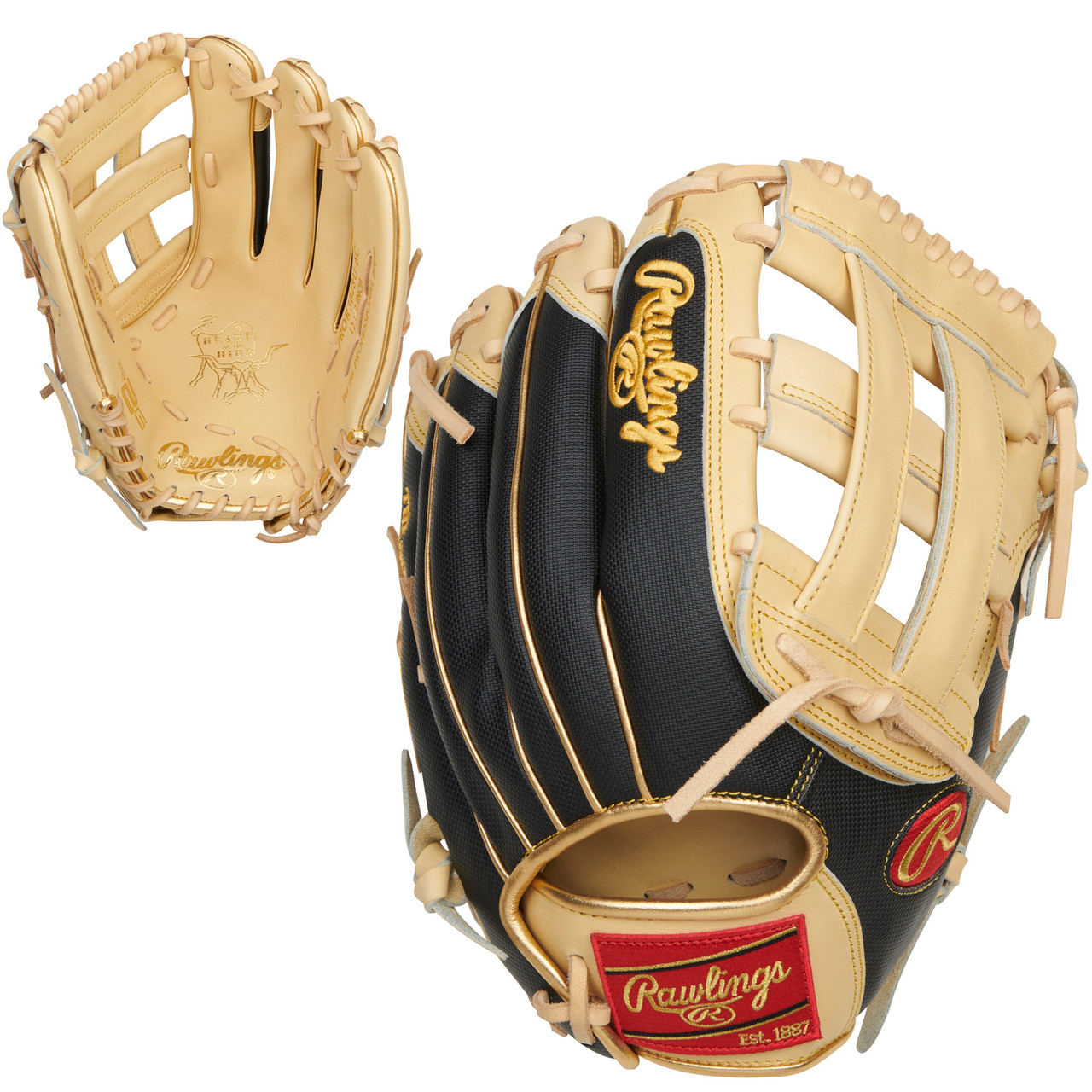 Rawlings Heart of the Hide R2G Contour Fit 12.5 Inch PROR3028U-6C Baseball  Glove 