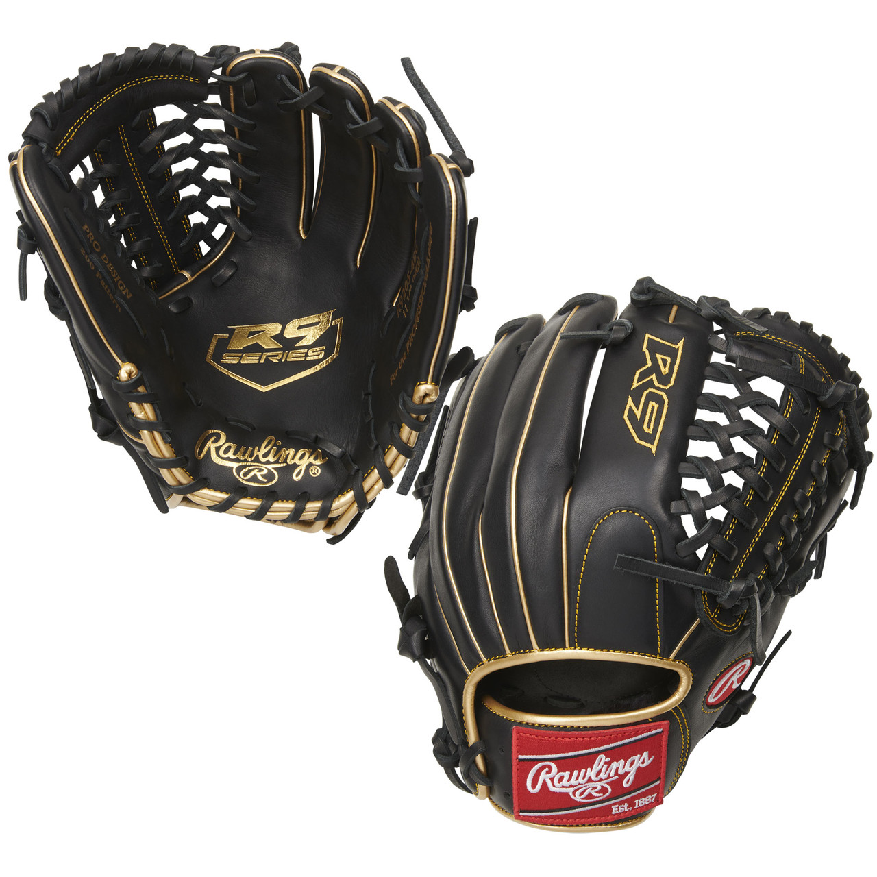 Rawlings R9 11.75 Baseball Glove (R9205-4BG) 