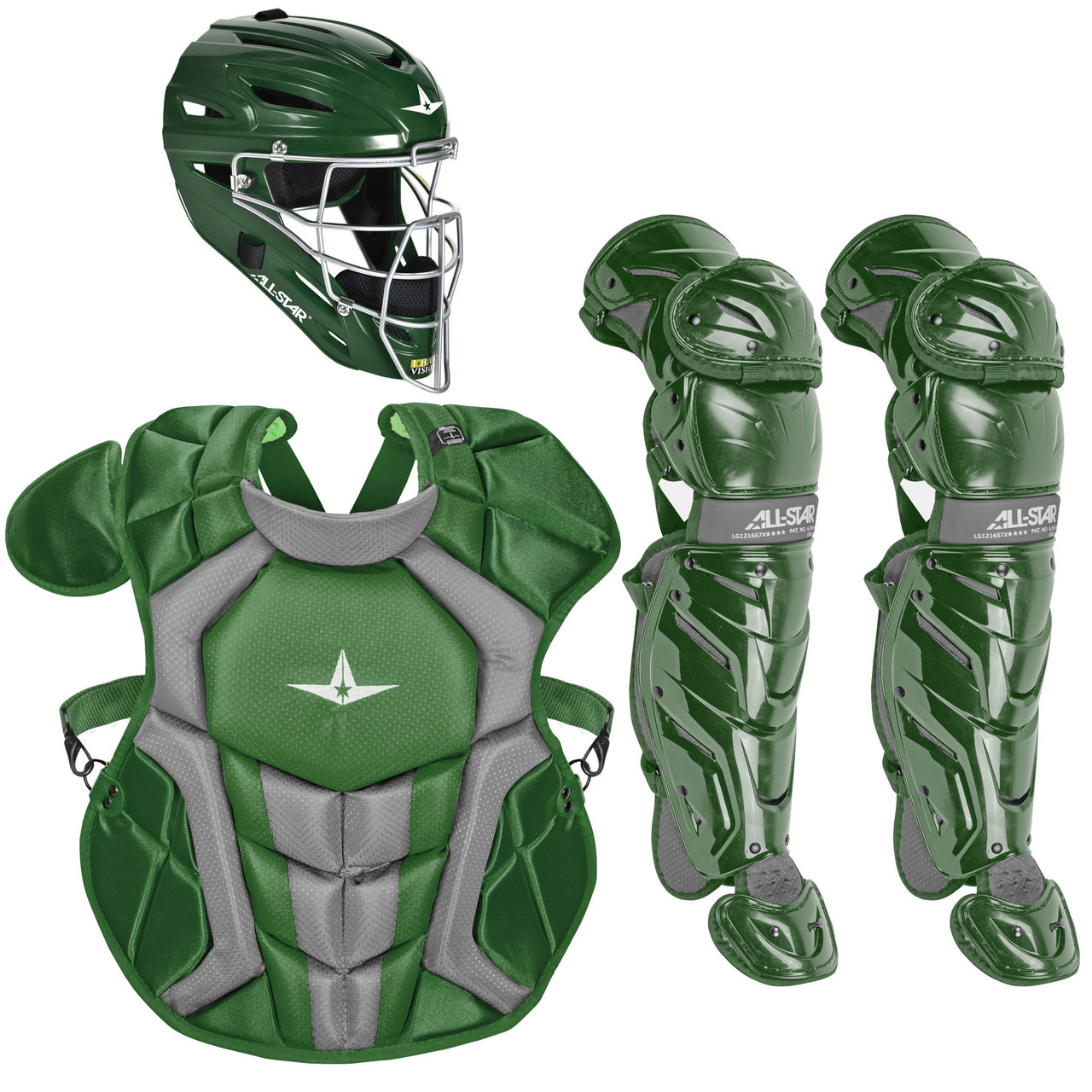 All-Star System7 Axis NOCSAE Youth Baseball Catcher's Package