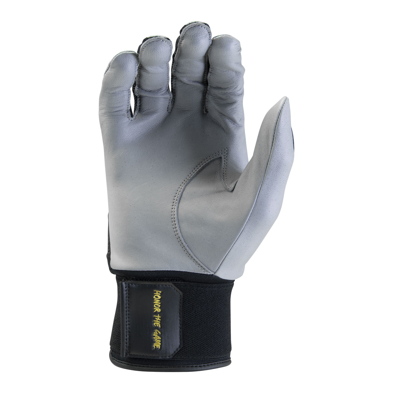 Gants De Frappe Baseball Marucci Luxe – Adulte Taille L, Noir/gris, Cuir, Paire Neuve