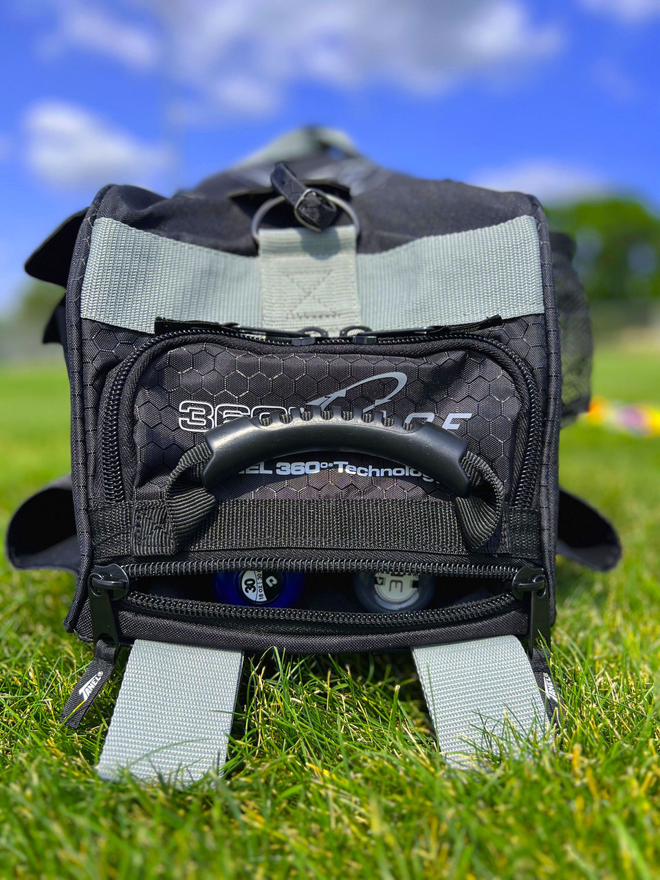 Sac à roulettes équipement baseball/softball Tanel 360 RAGE - Noir/Marine