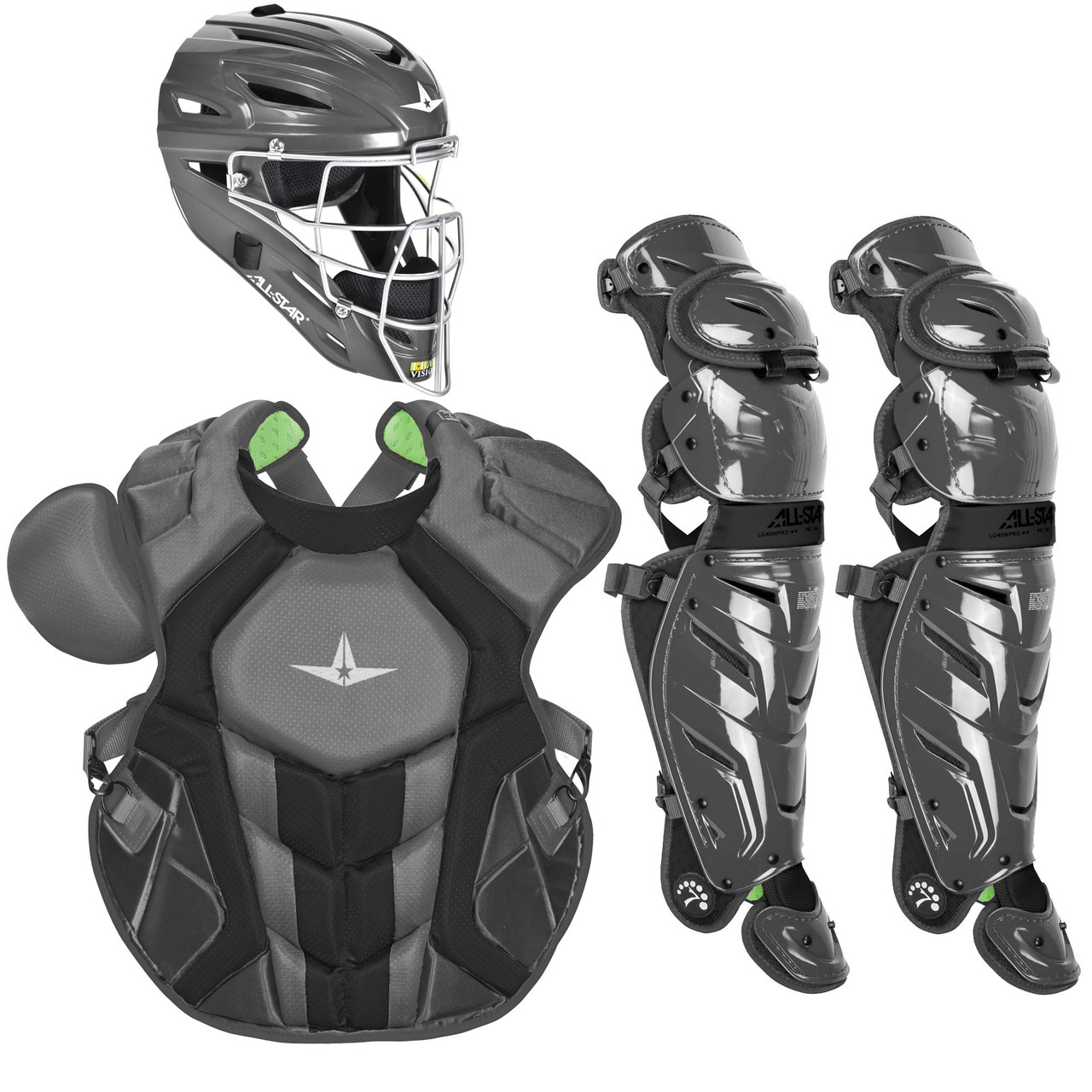 All-Star System7 Axis NOCSAE Adult Baseball Catcher's Package