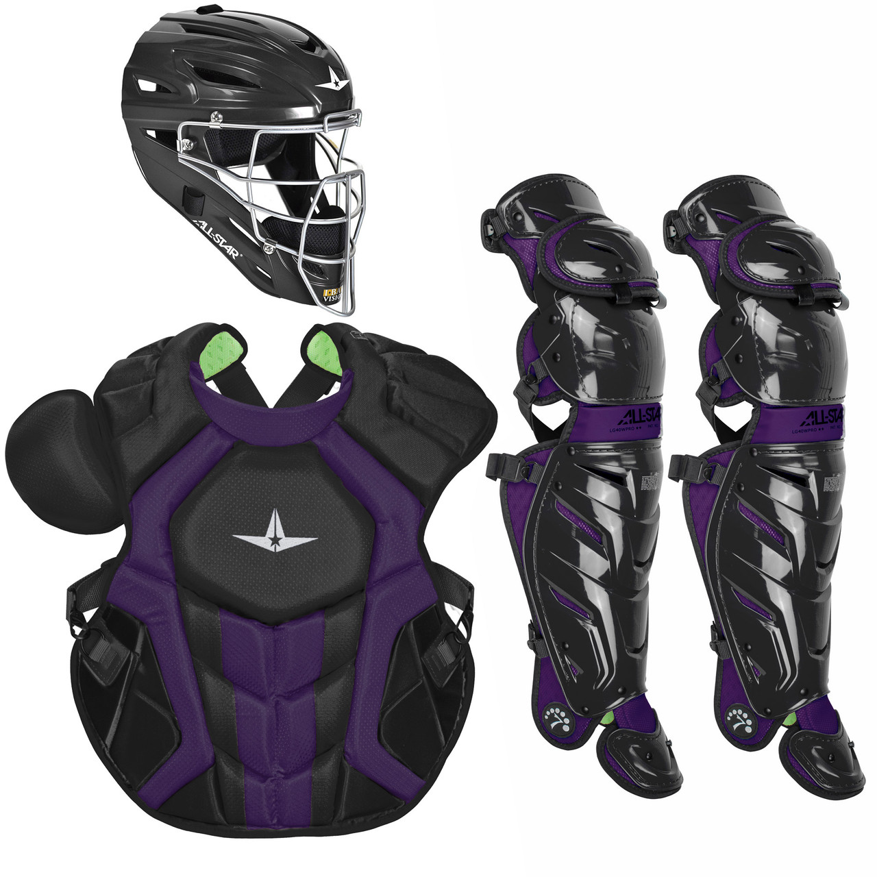 All-Star System7 Axis NOCSAE Adult Baseball Catcher's Package