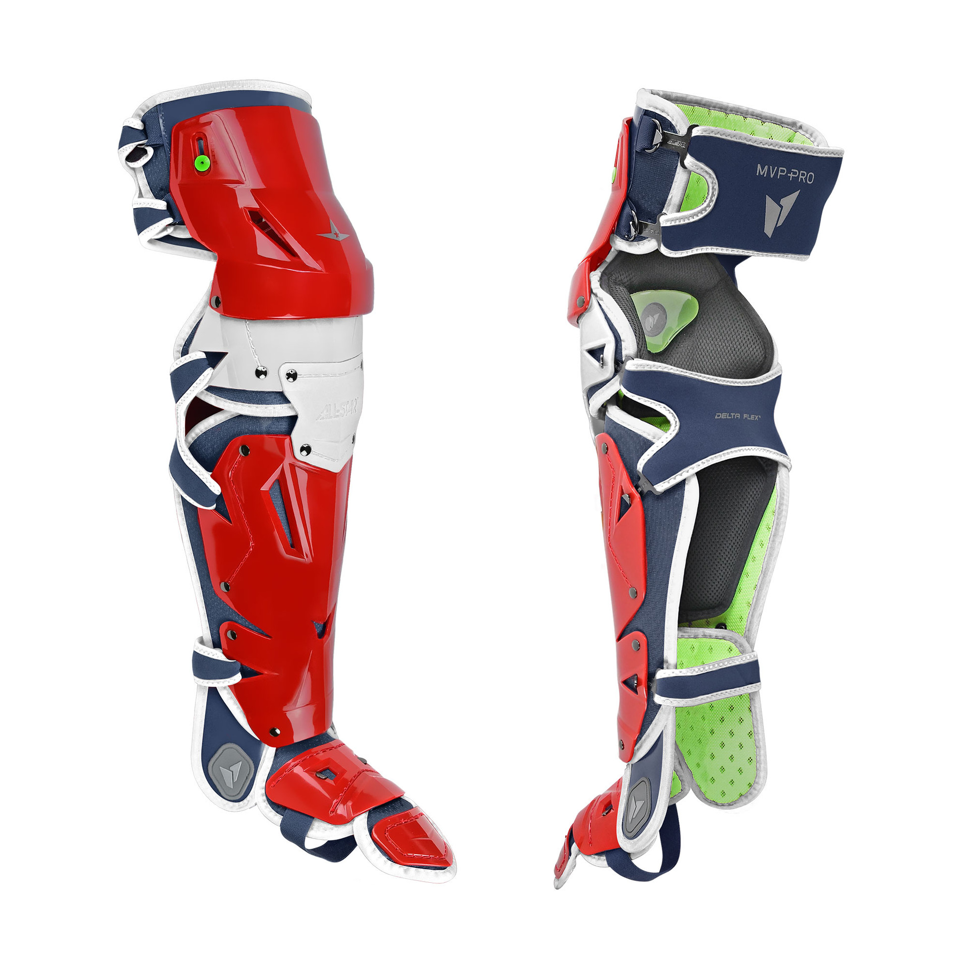 All-Star MVP-PRO Adult 16.5-17.5 Inch Baseball Catcher's Leg
