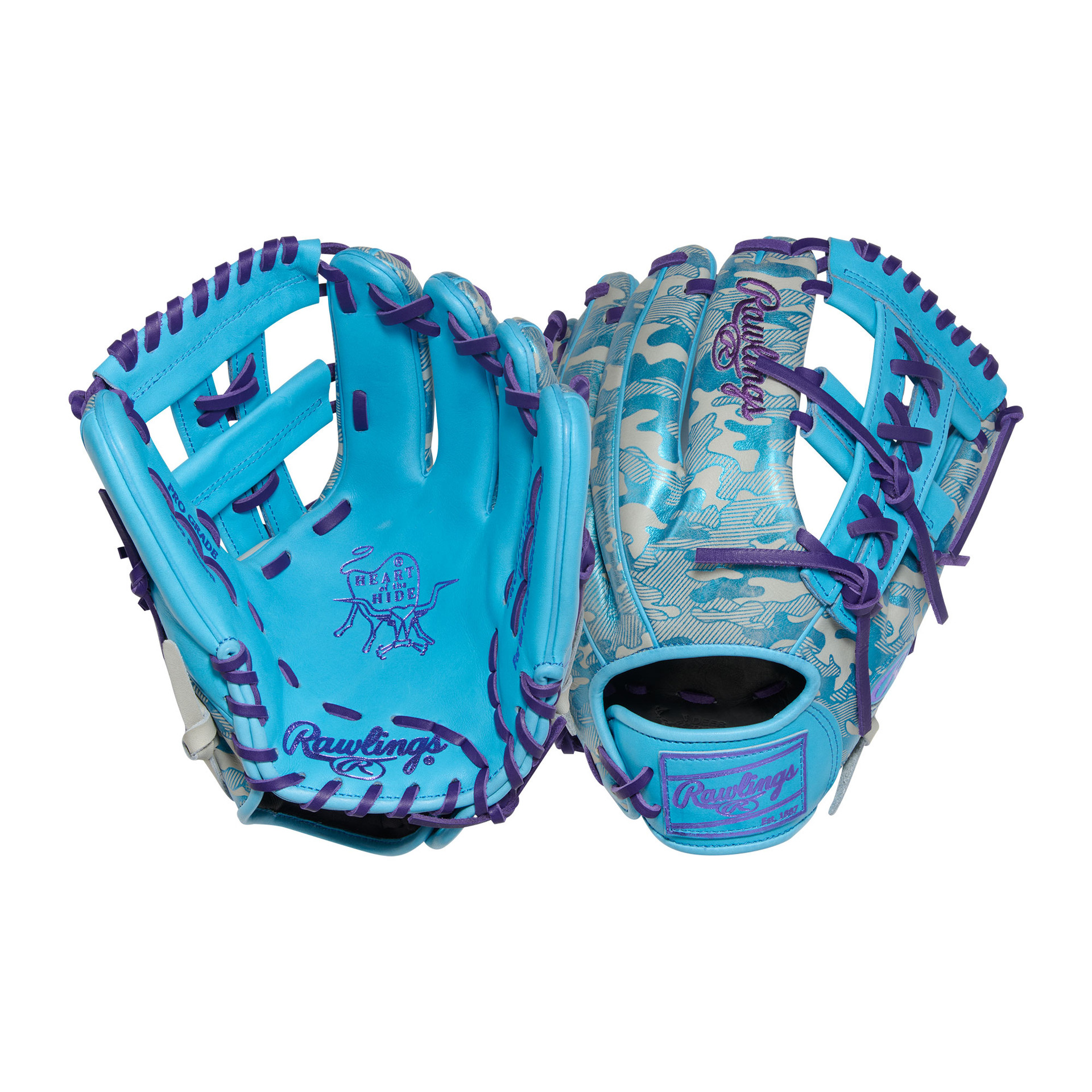 GUANTO RAWLINGS RBG36TT LANCIATORE DESTRO 12,5 Cestino Pelle Web Fastback