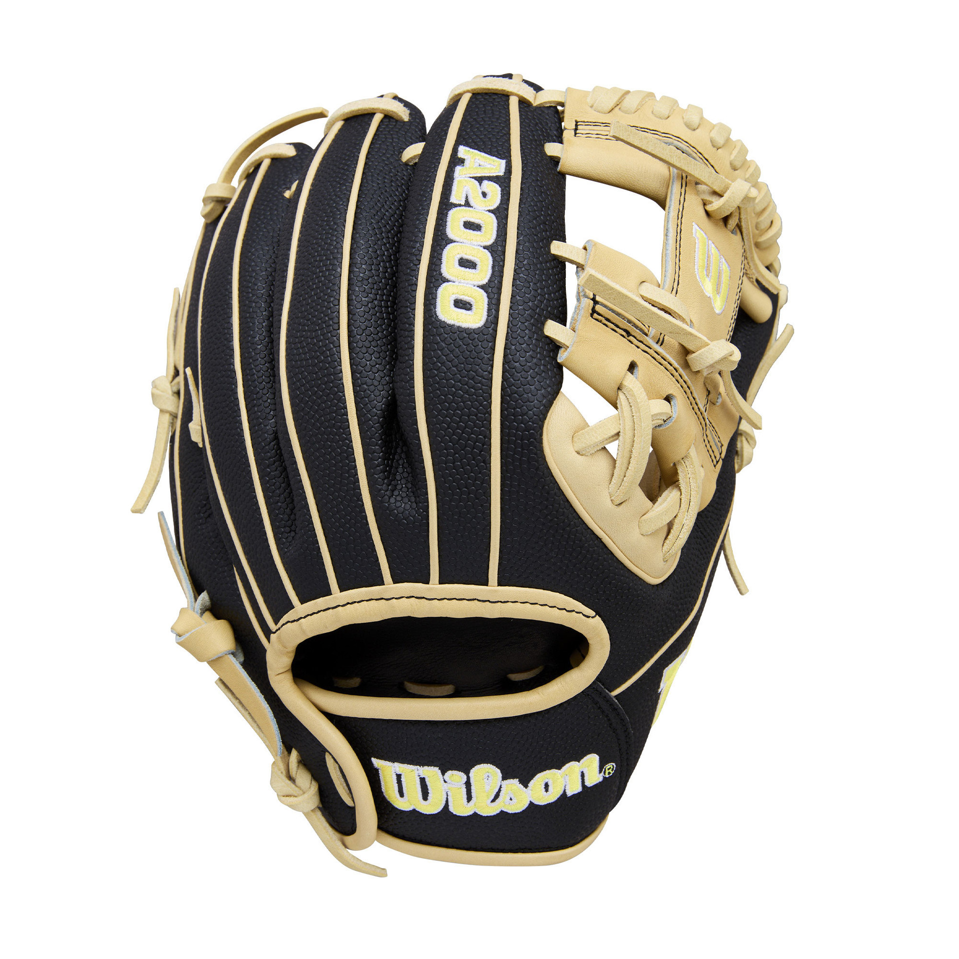 Wilson 2026 A2000 Classic Pedroia Fit Black/Blonde 11.5 Inch DP15