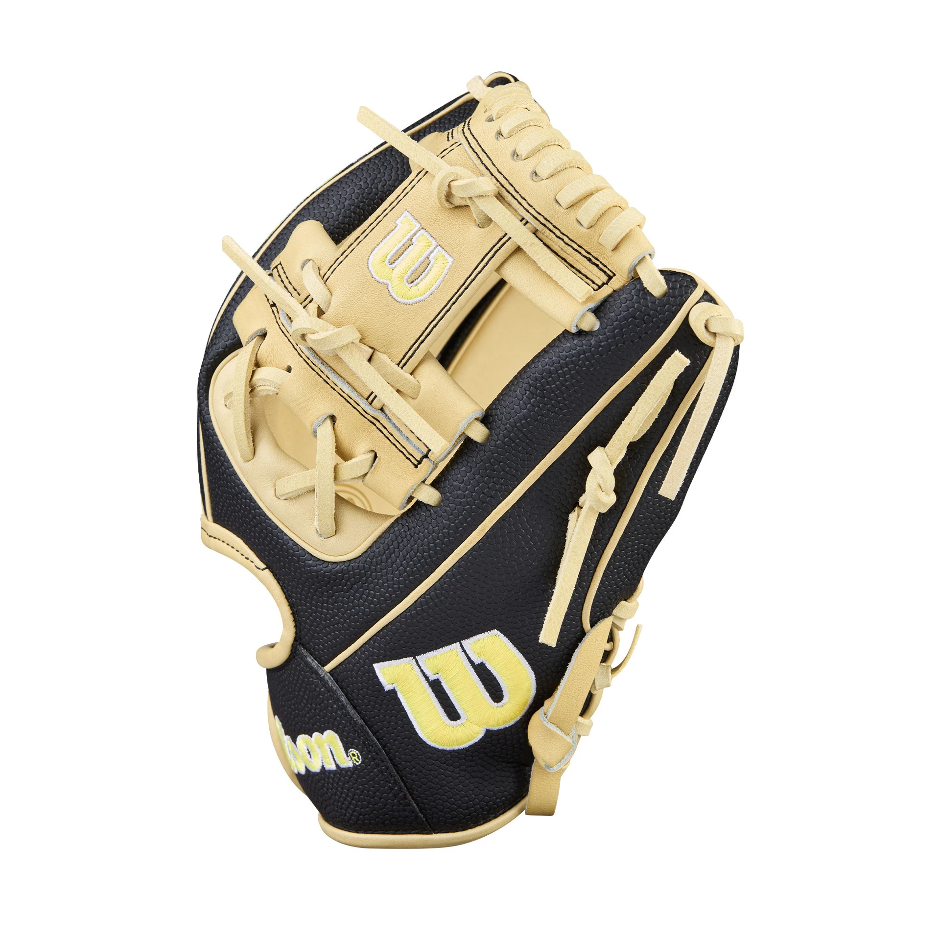 Wilson 2026 A2000 Classic Pedroia Fit Black/Blonde 11.5 Inch DP15 