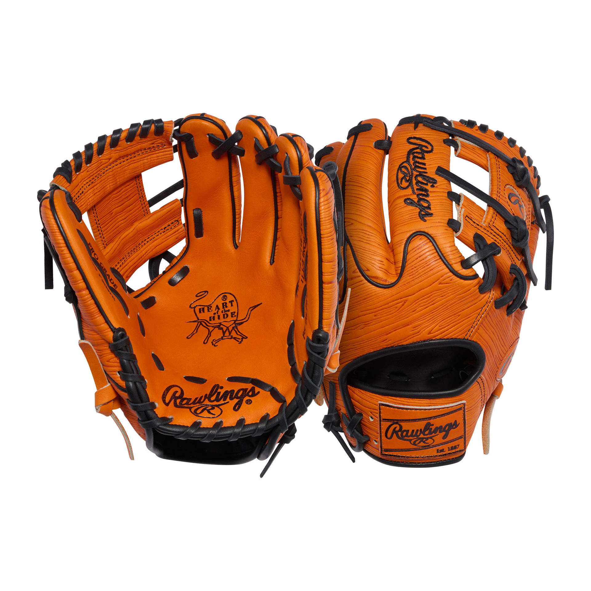Rawlings Heart of the Hide 軟式グローブ Rawlings Heart of the Hide 12.25 Baseball Glove H Web GOTM July