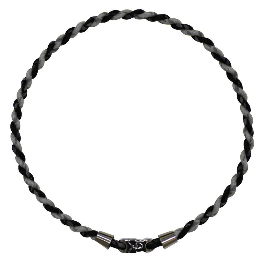 Phiten Tornado Chrome Titanium Necklace - BPAthletics.com