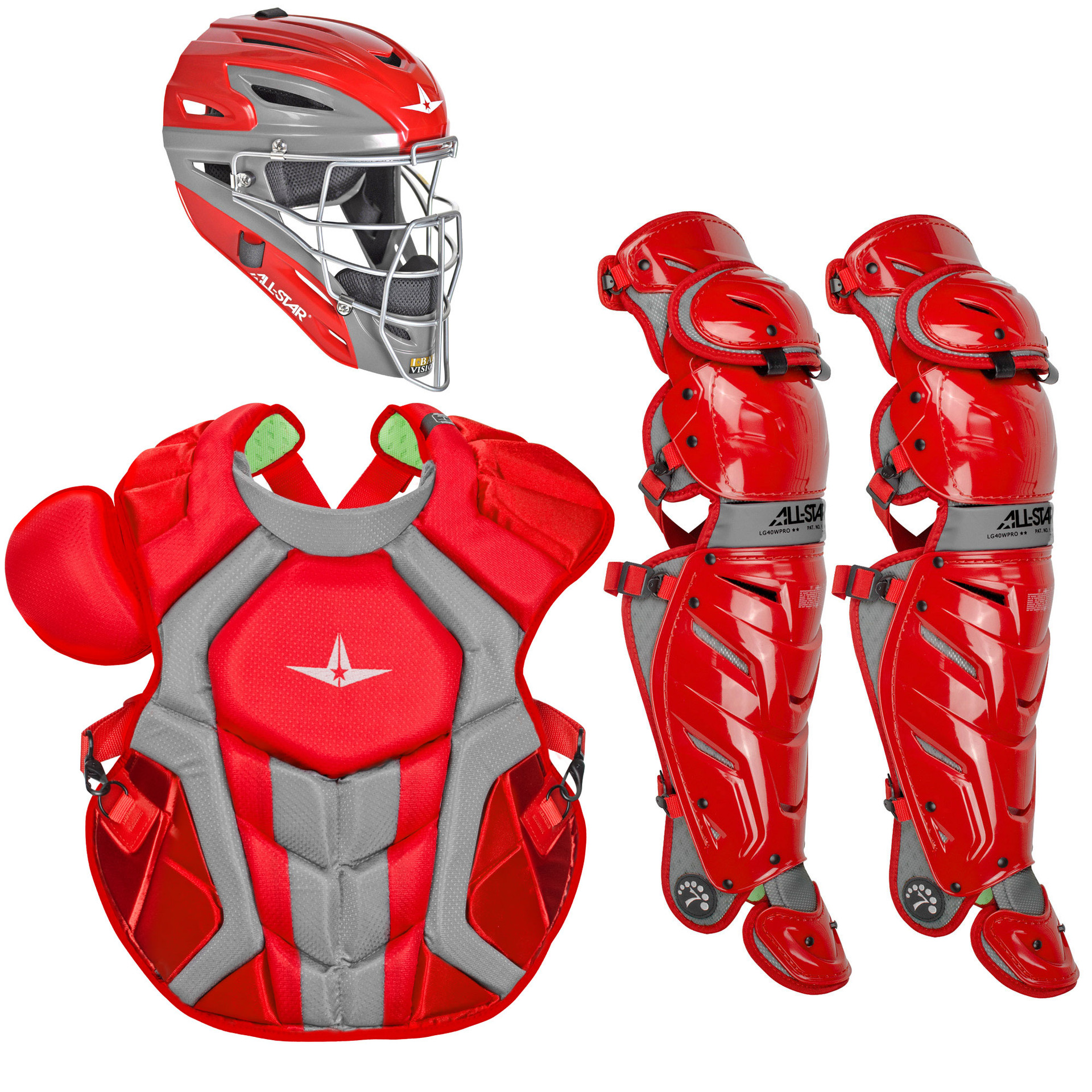 All-Star System7 Axis NOCSAE Adult Baseball Catcher's Package