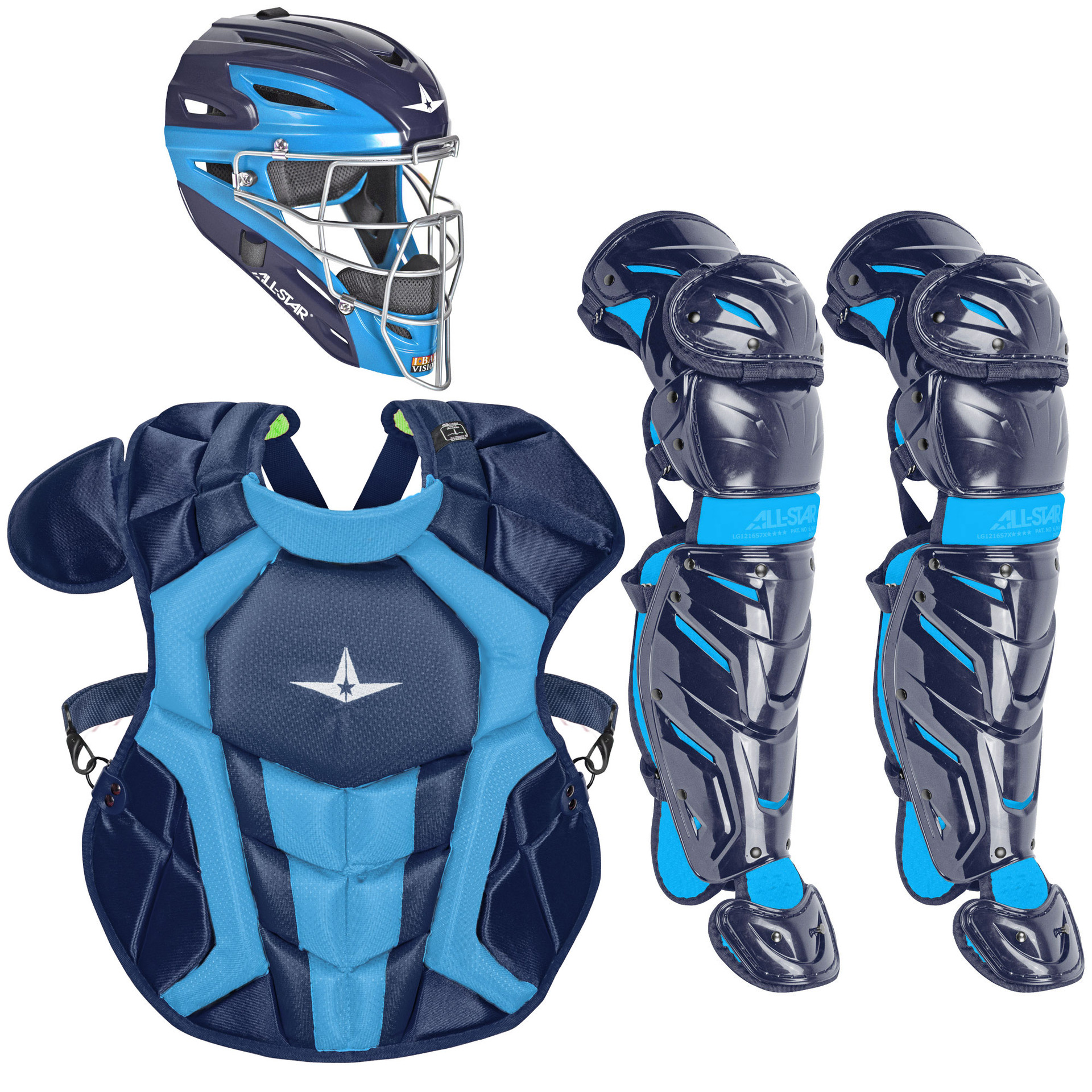 All-Star System7 Axis Travel Team NOCSAE Youth Catcher's Package