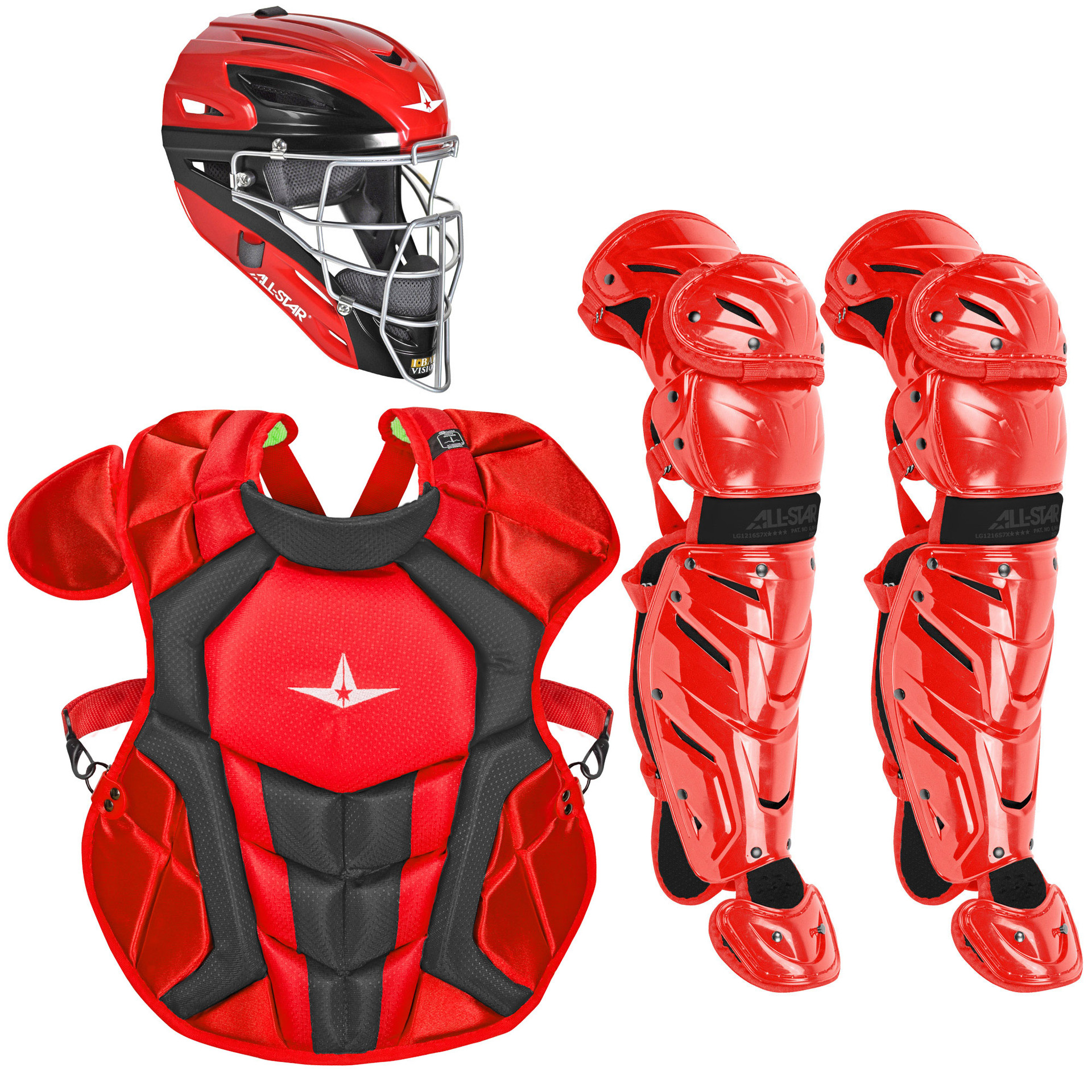All-Star System7 Axis Travel Team NOCSAE Youth Catcher's Package