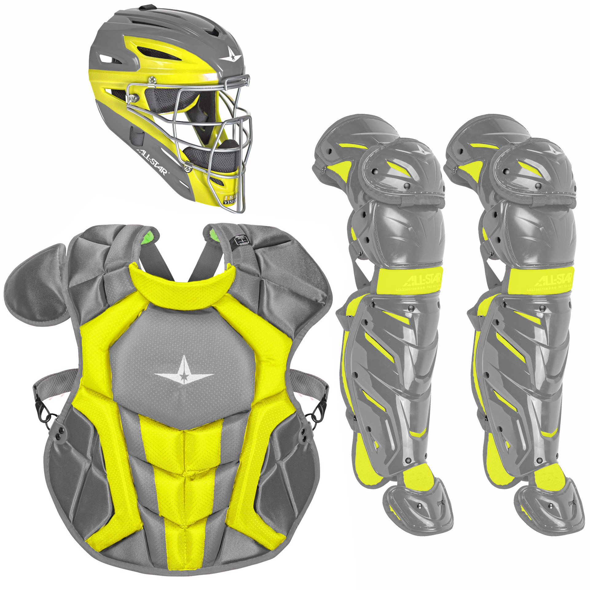 All-Star System7 Axis Travel Team NOCSAE Youth Catcher's Package