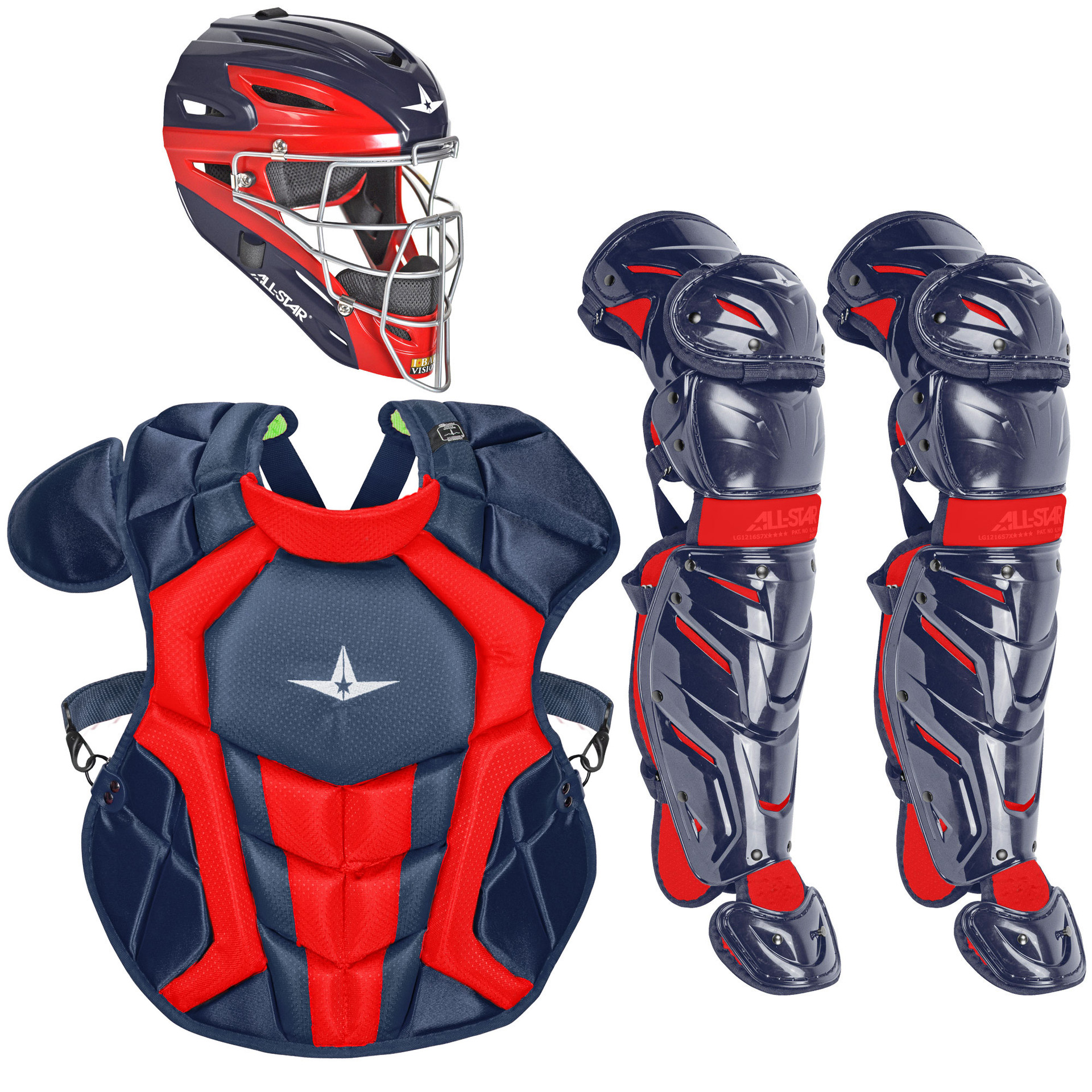 All-Star System7 Axis Travel Team NOCSAE Youth Catcher's Package