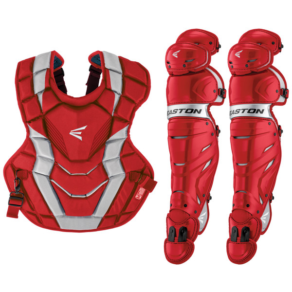 Easton Elite X Intermediate NOCSAE Baseball Catcher's Gear Bundle