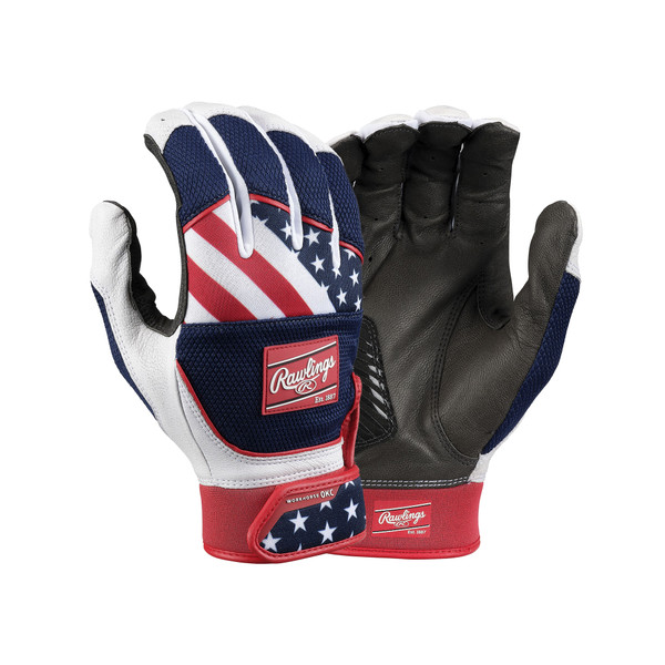 Rawlings Workhorse OKC Women's Fastpitch Softball Batting Gloves