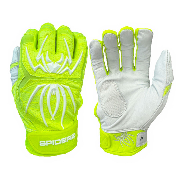 Spiderz Youth Endite LTD Smooth Palm Baseball/Softball Batting Gloves Spiderz Youth Endite LTD Smooth Palm Baseball/Softball Batting Gloves