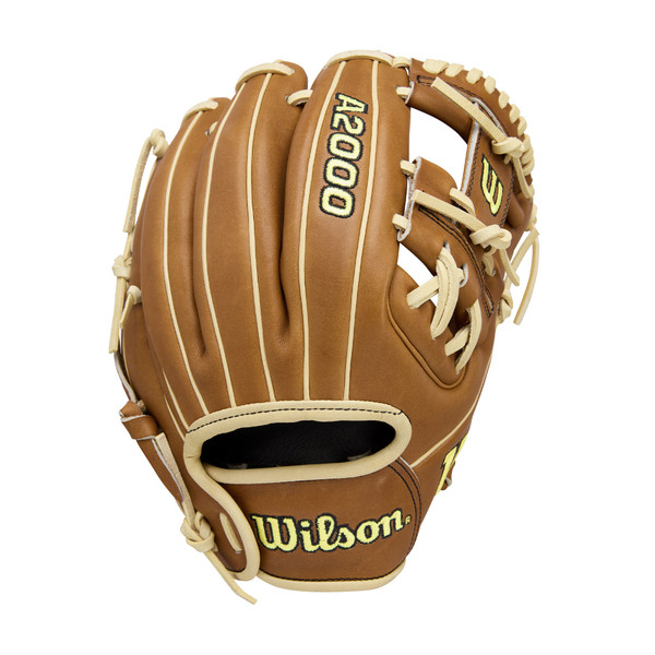 Wilson 2026 A2000 Classic Pedroia Fit Tan/Blonde 11.5 Inch DP15 Baseball Glove