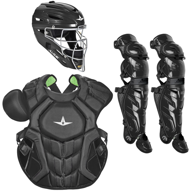 All-Star Solid Color System7 Axis NOCSAE Adult Baseball Catcher's Package