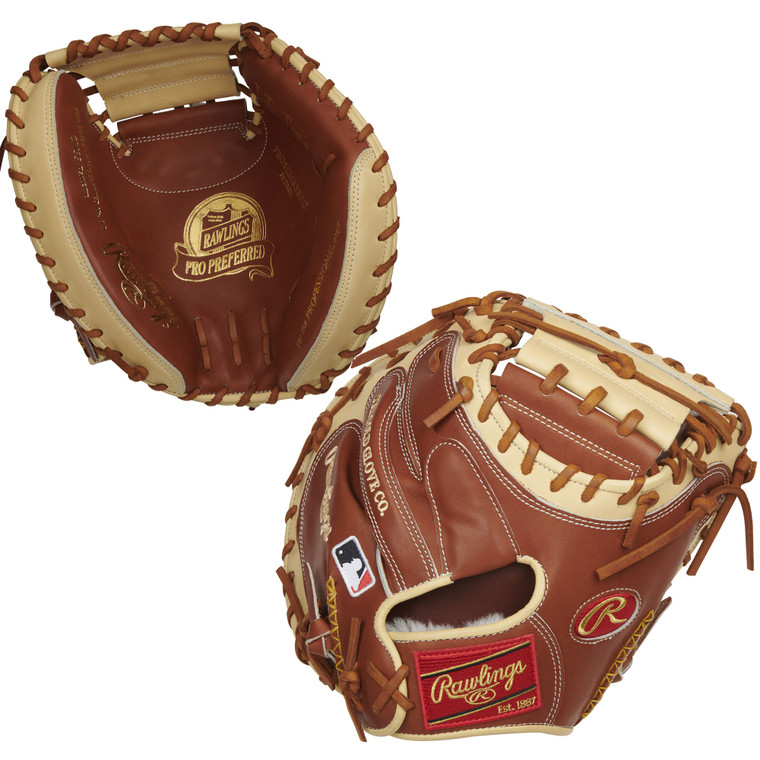 Rawlings Pro Preferred 33 Inch PROSCM33BRC Baseball Catcher's Mitt