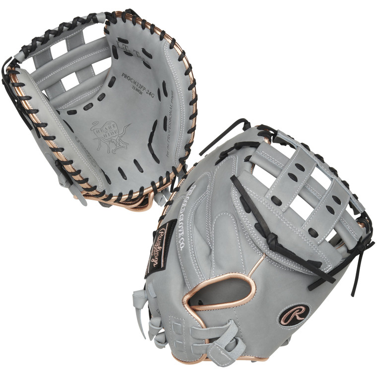 Rawlings Heart of the Hide 33 Inch PROCM33FP-24G Fastpitch Softball Catcher's Mitt