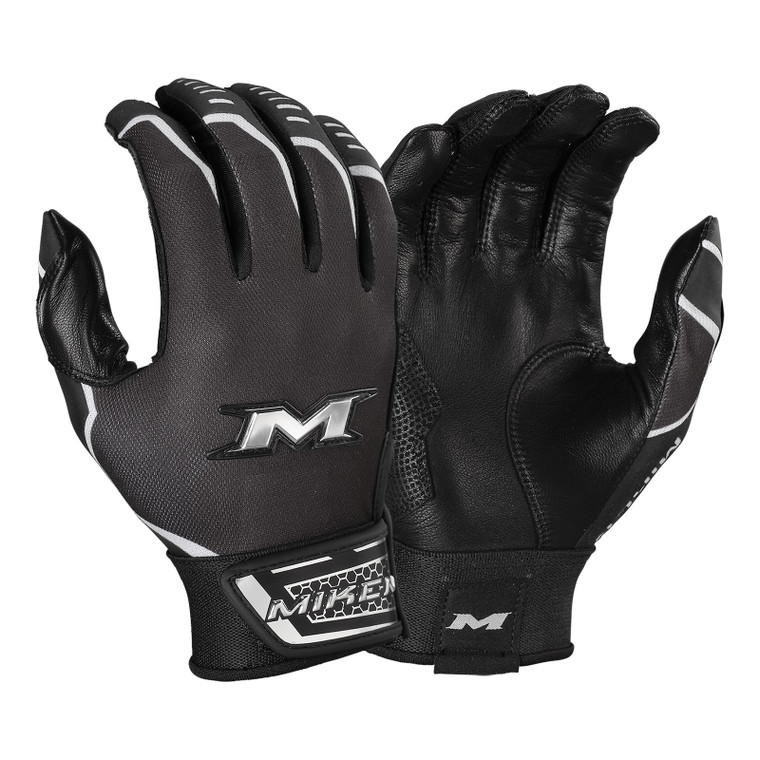 Miken Pro Series Adult Slowpitch Softball Batting Gloves