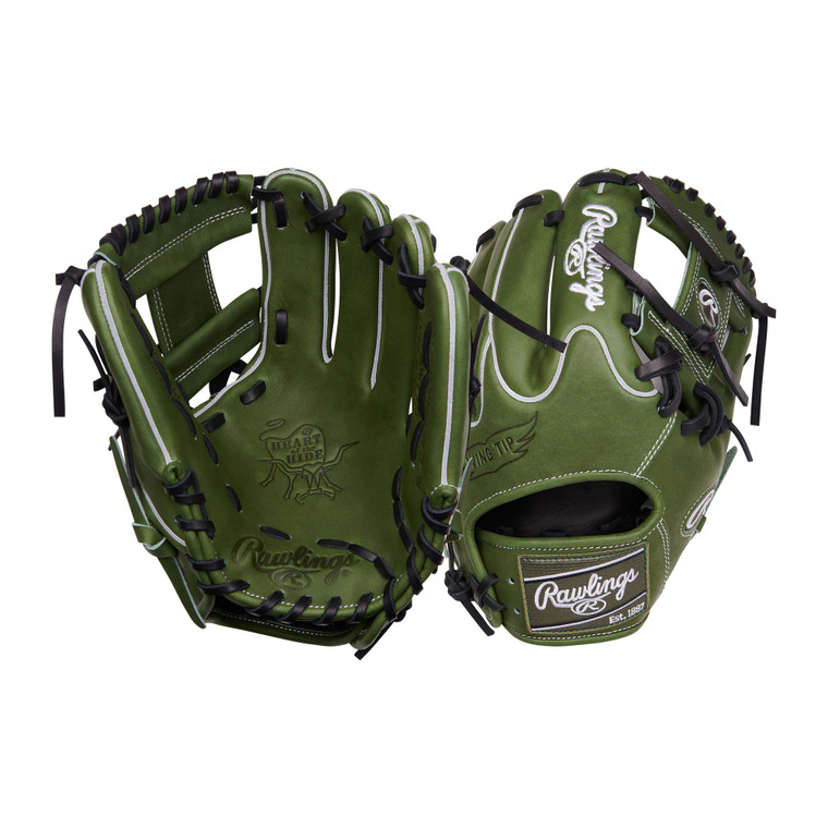 Rawlings Heart of the Hide Military Green 11.5 Inch PRO204W-2MG Baseball Glove