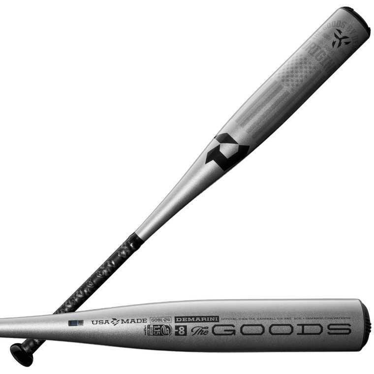 DeMarini 2024 The Goods One Piece USSSA (-8) Senior League Baseball Bat