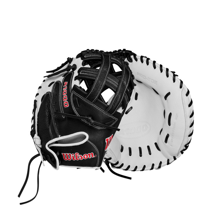 Wilson 2024 A1000 Series 33 Inch CM33 Fastpitch Softball Catcher's Mitt